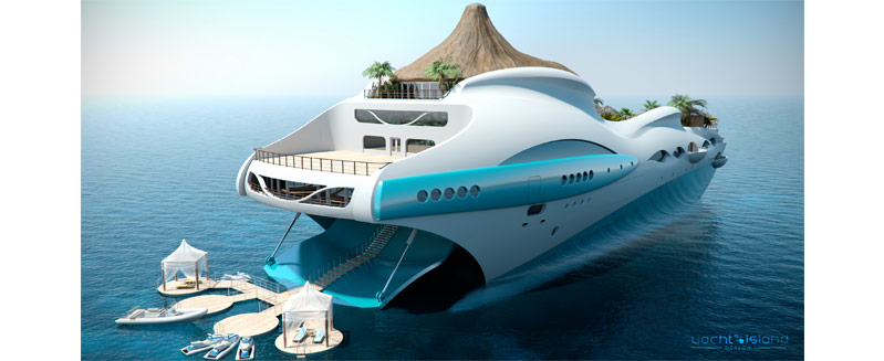 Yacht Island Design Concepts Themed Yacht Creators Luxury Super Yacht Designers
